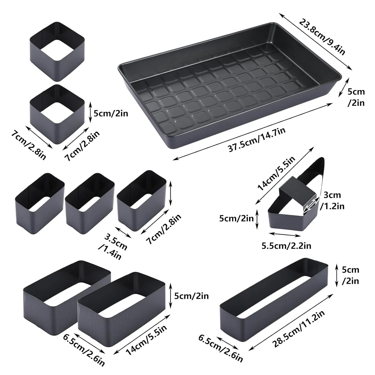 letter cake pan set 2