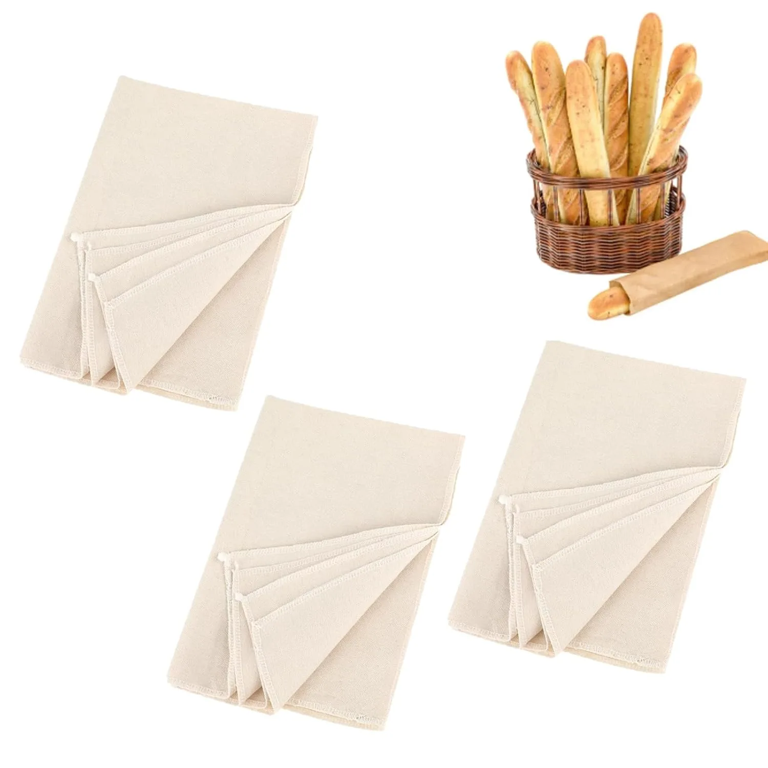 linen bread baking cloth 1