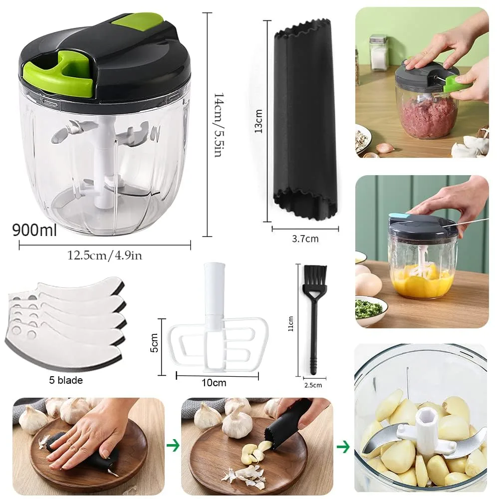 manual food chopper portable 2