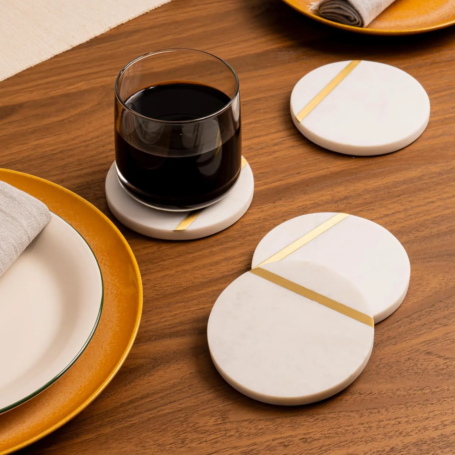 marble coasters gold 2