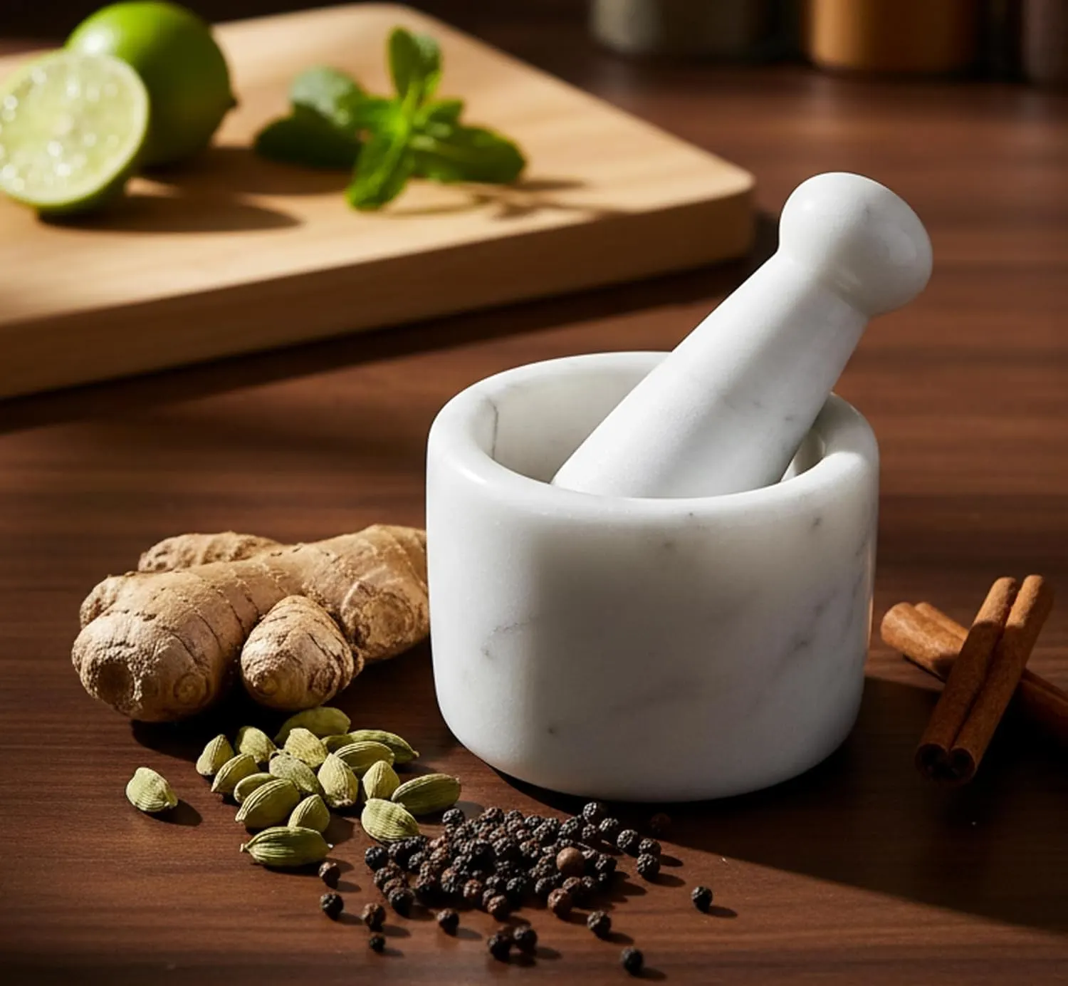 marble mortar pestle set 1