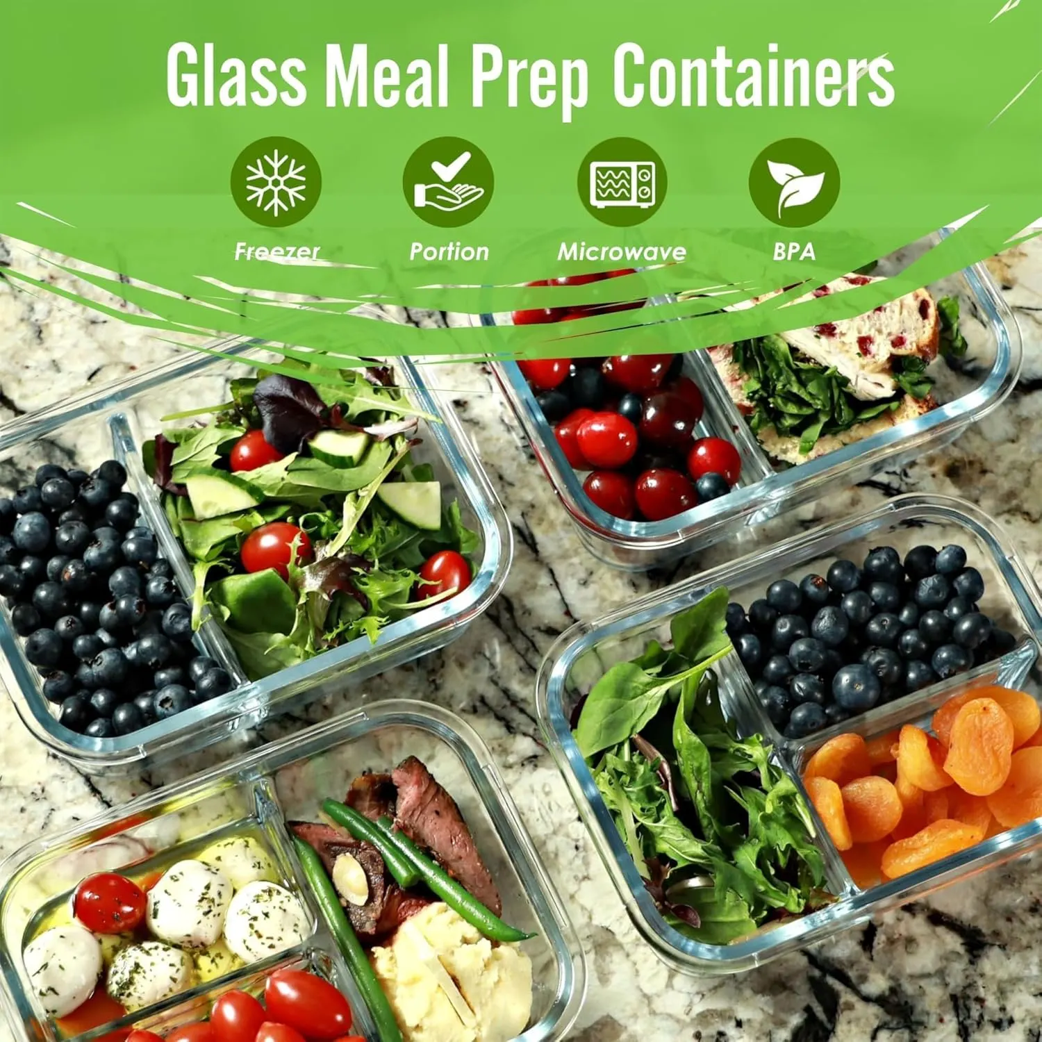 meal prep containers glass 2