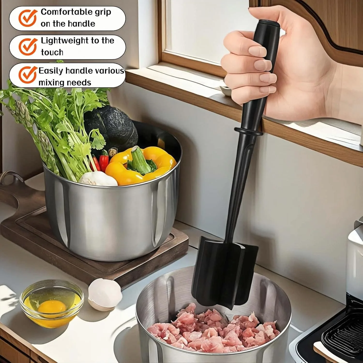 meat chopper nylon mixer 2