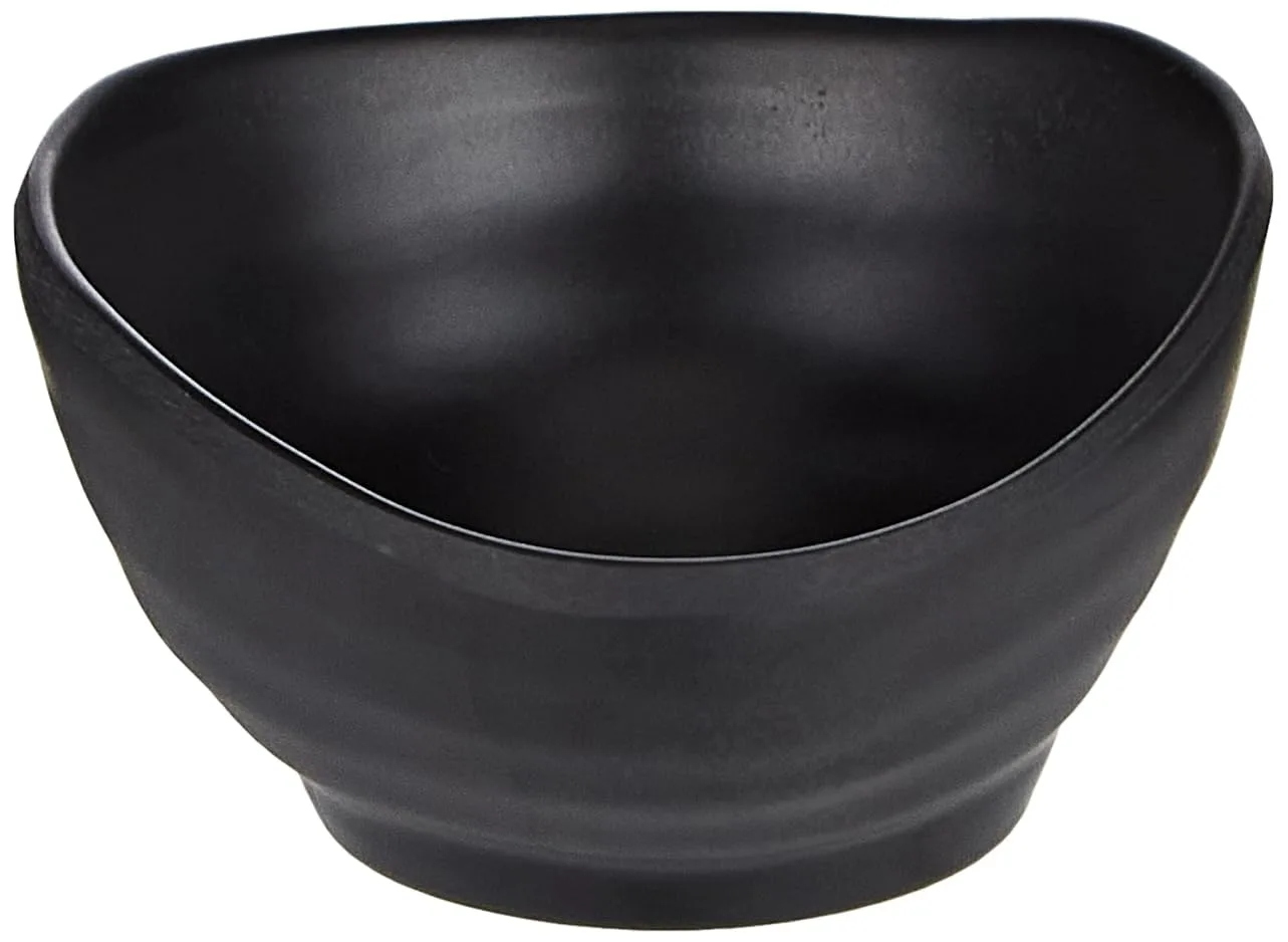 melamine black bowl 2