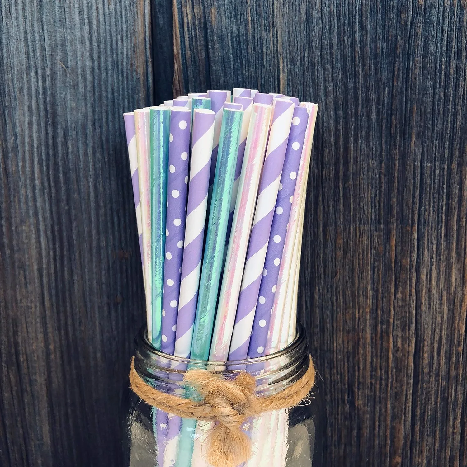 mermaid party straws 2