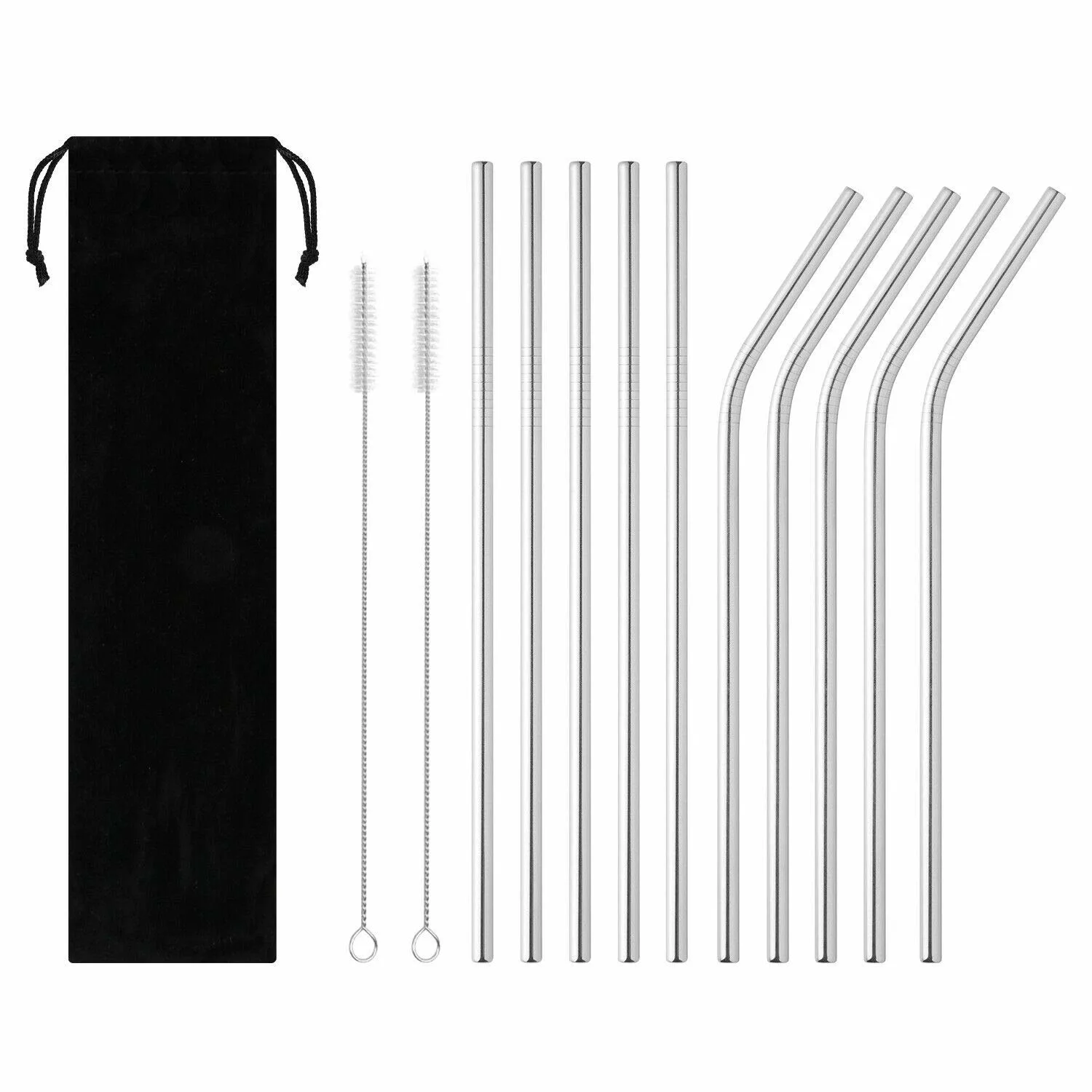 metal straws stainless steel 1