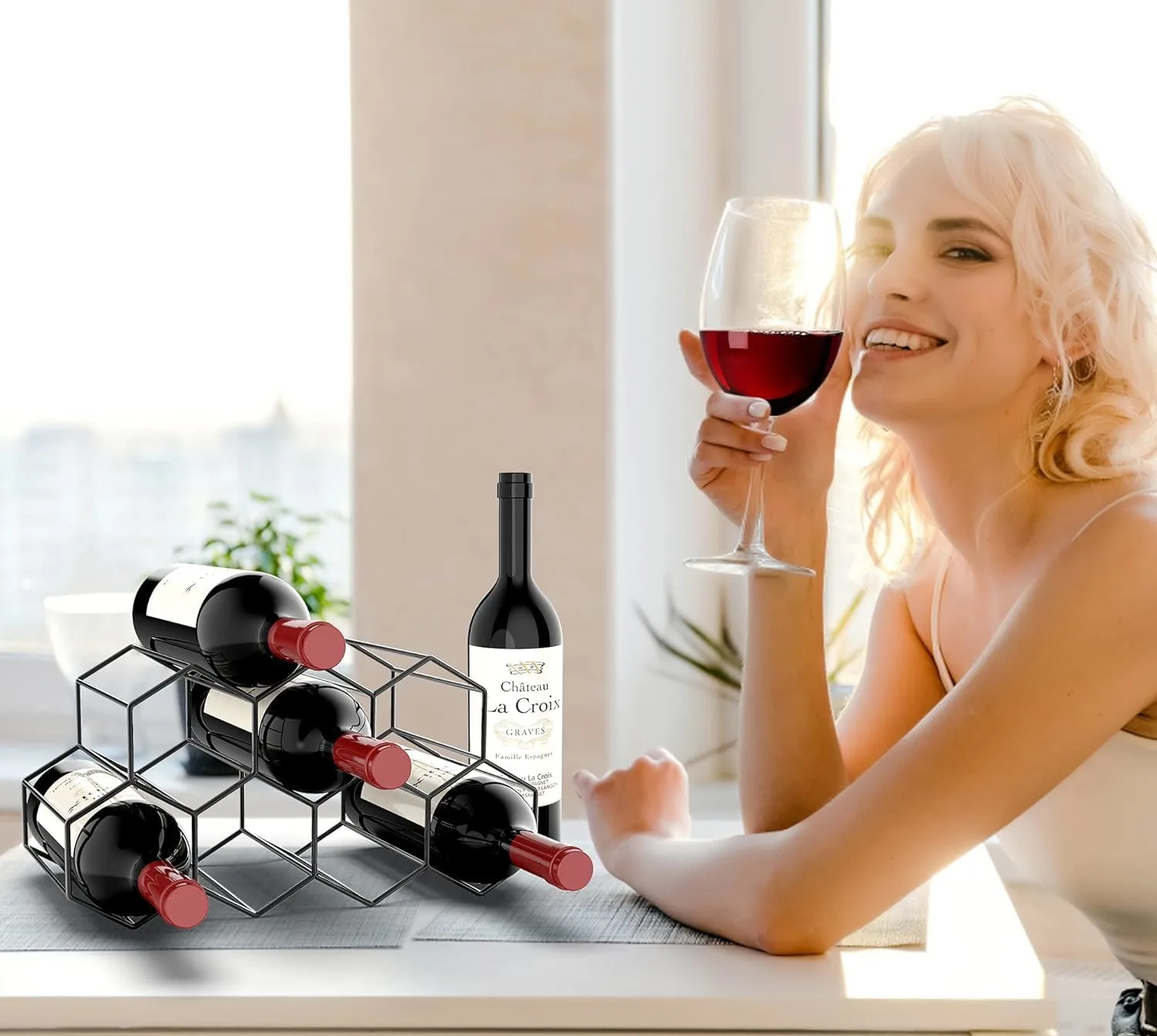 metal wine rack 2