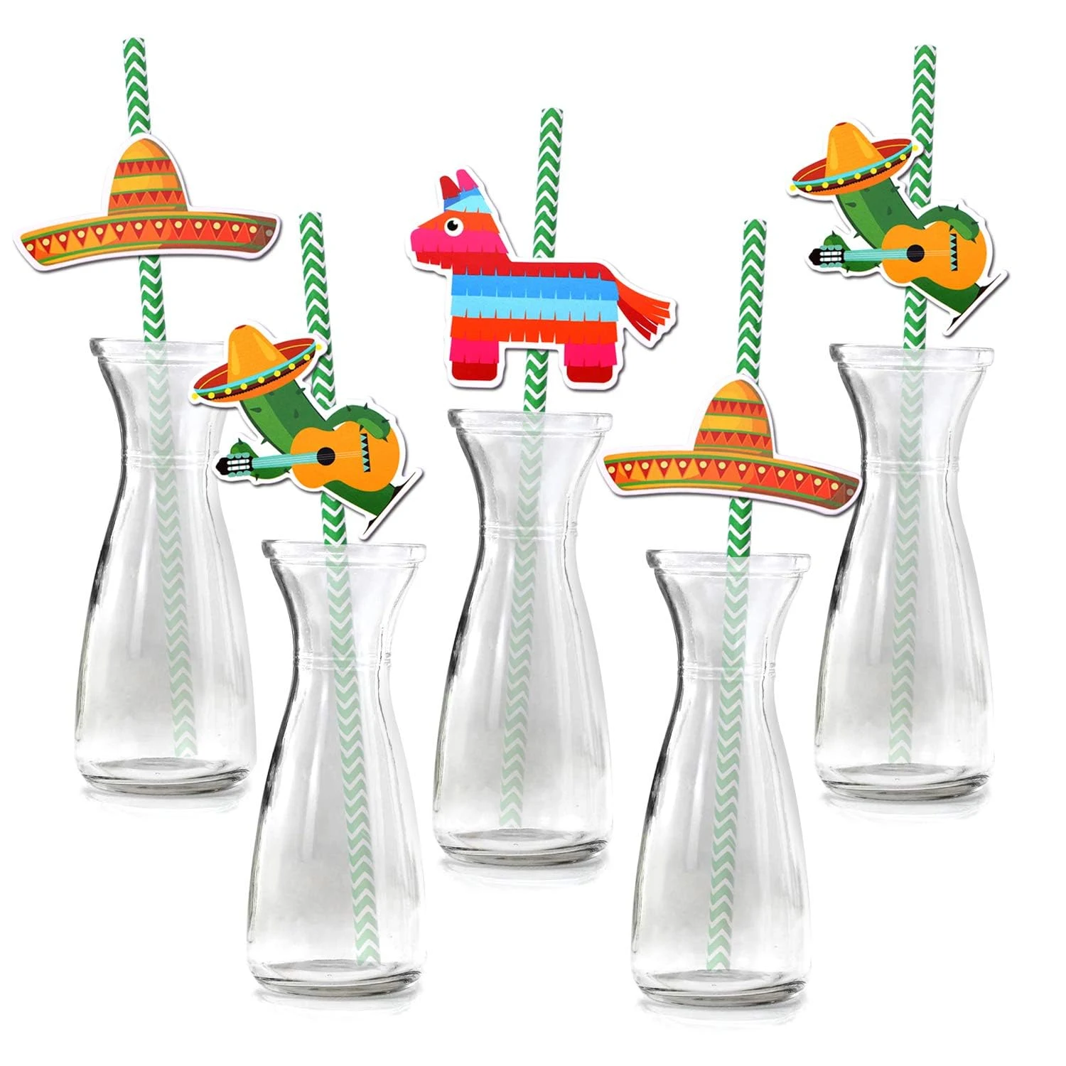mexican fiesta paper straws 1