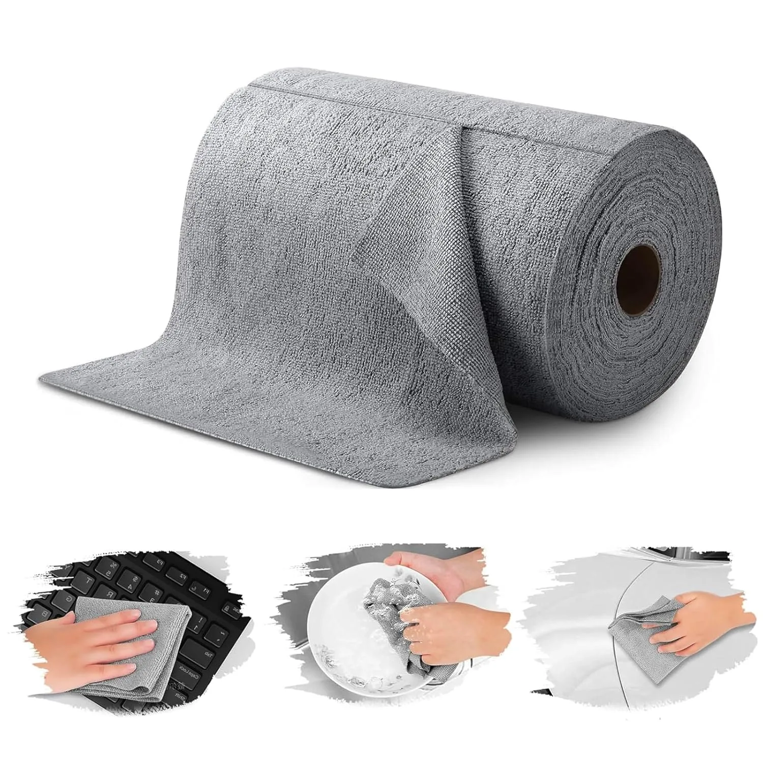 microfiber kitchen towels roll 1
