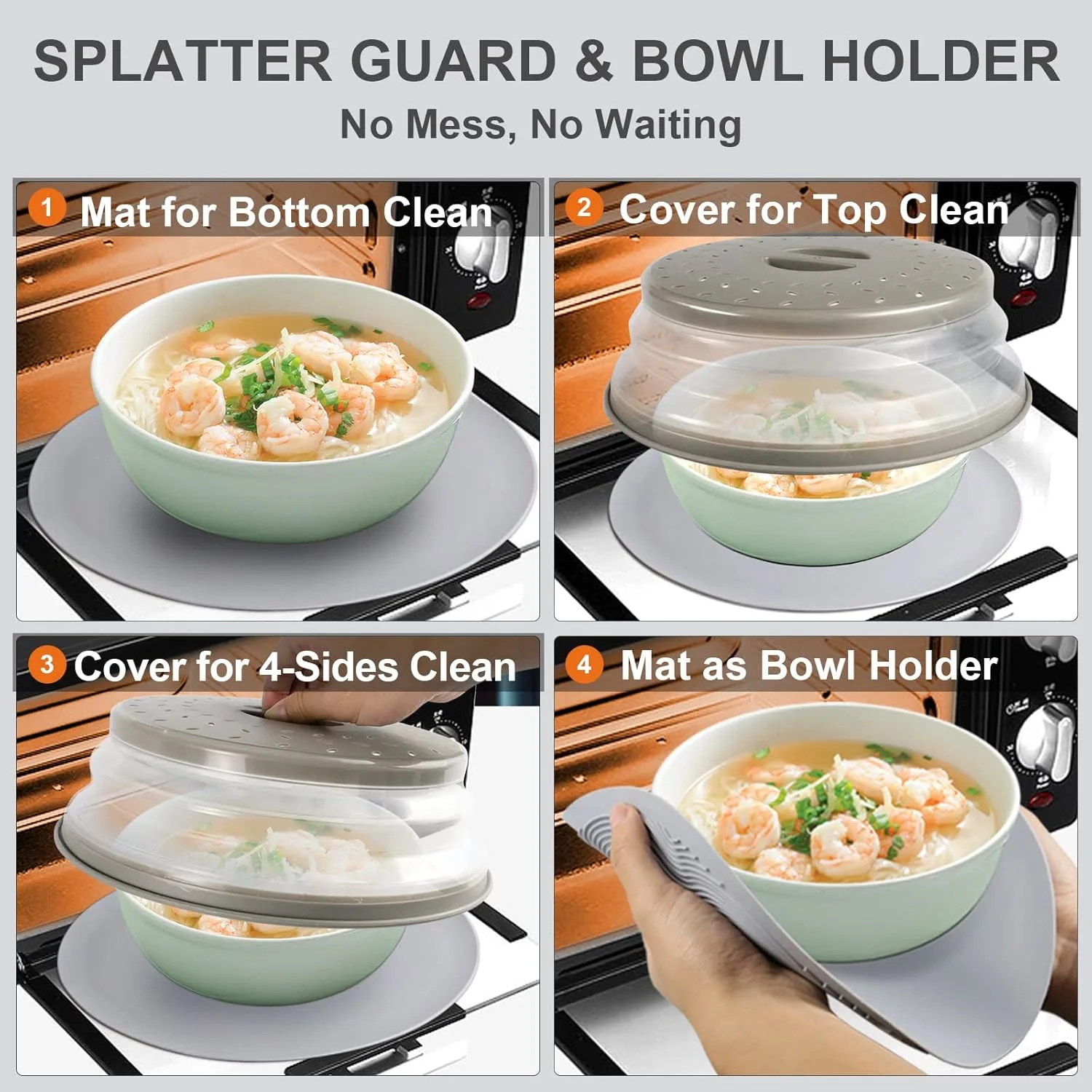 microwave mat food cover 2