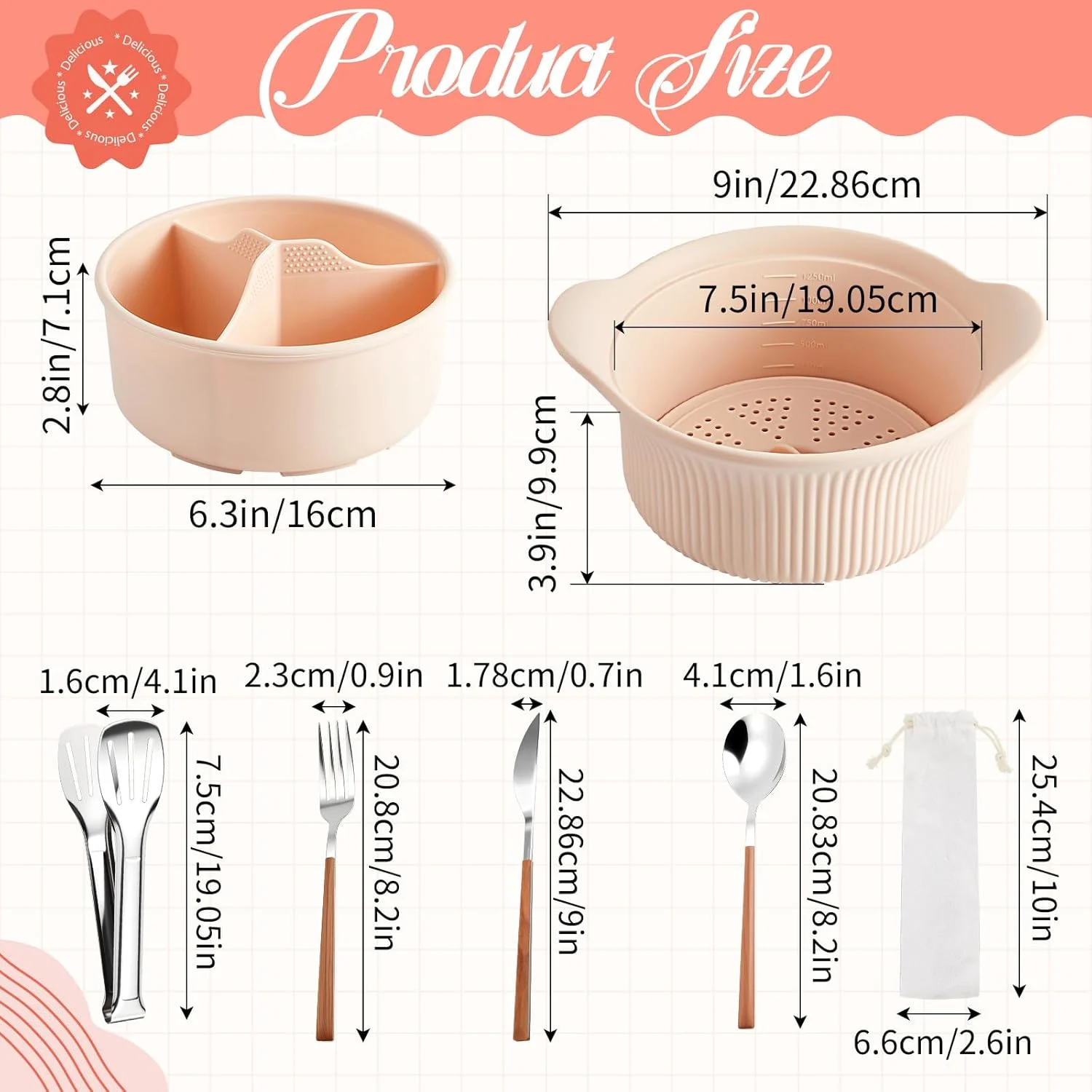 microwave silicone steamer set 2