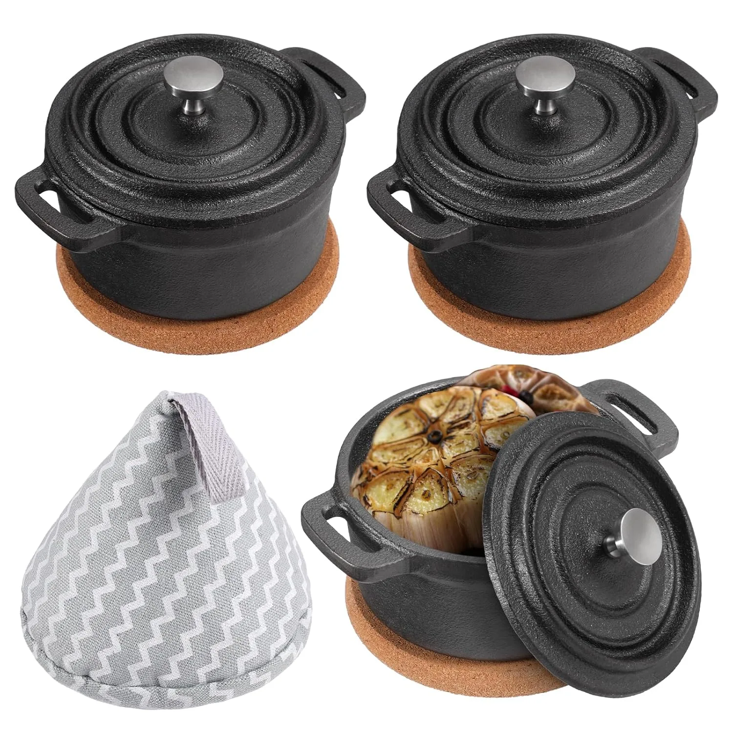 mini dutch oven garlic 1