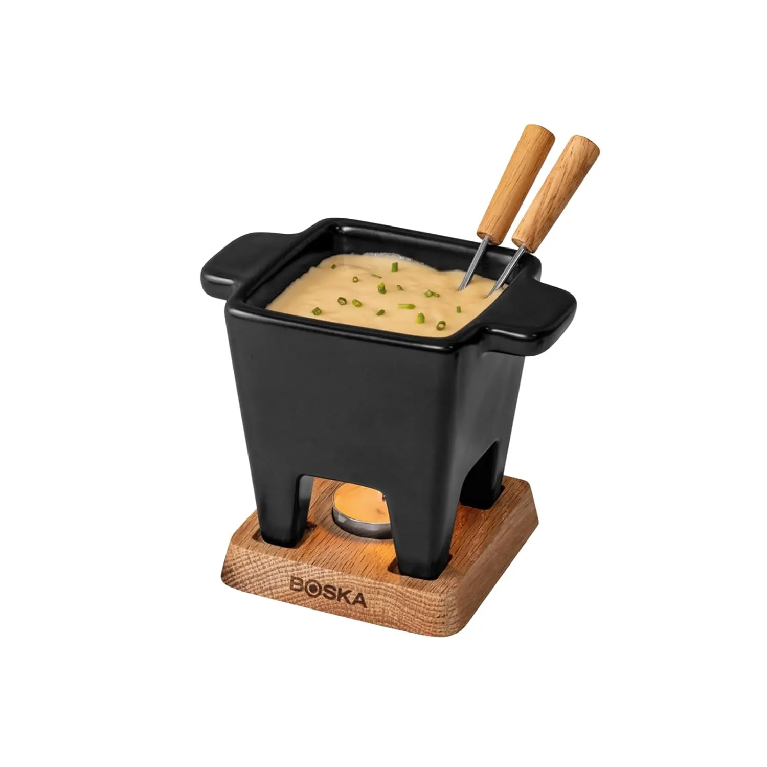 mini fondue set cheese 1