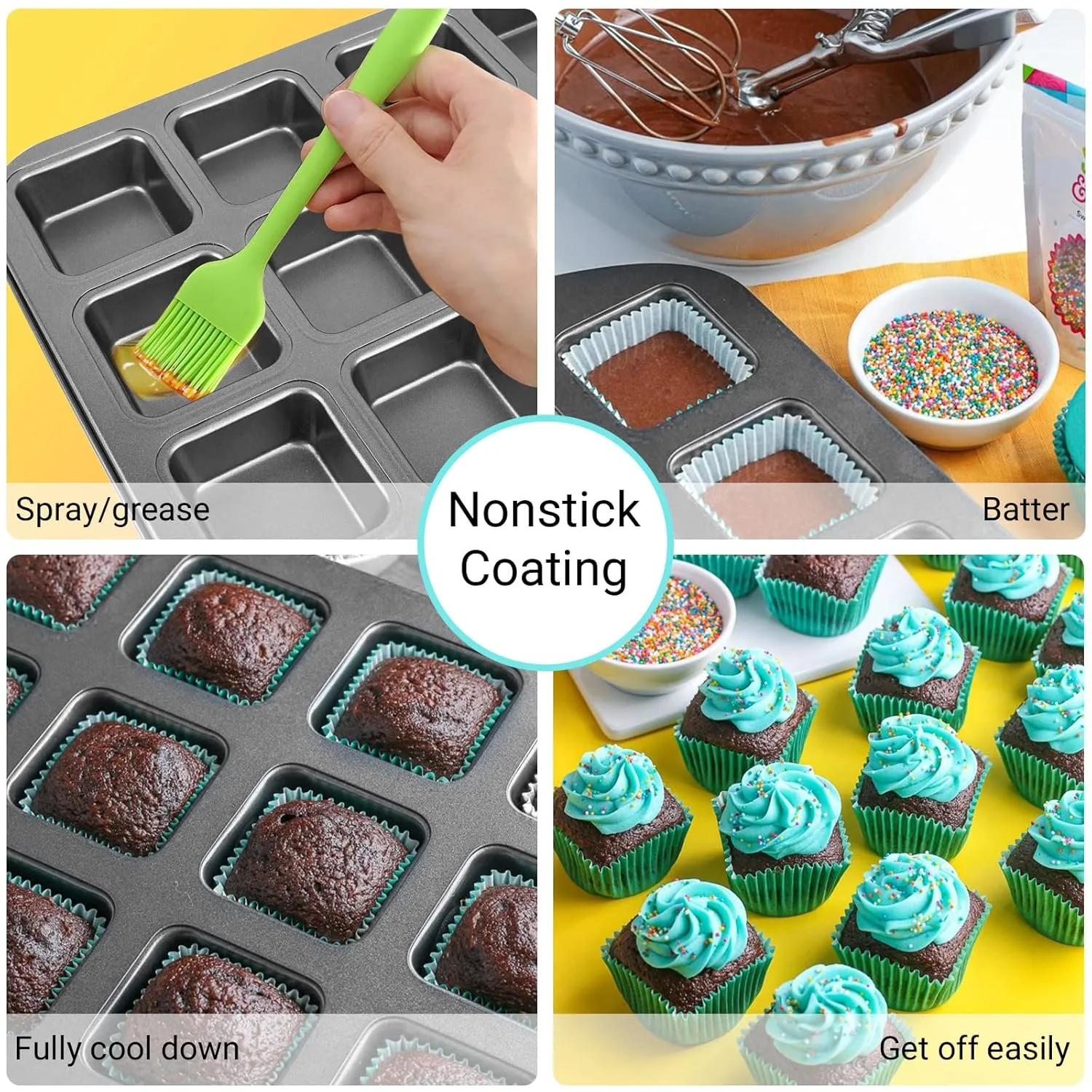 mini loaf pan pack 2
