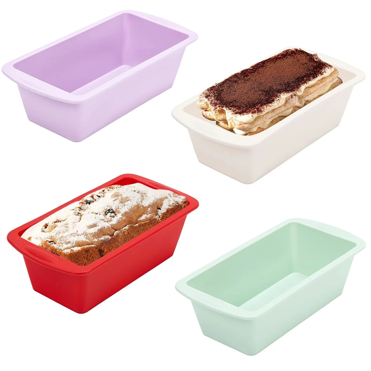 mini loaf tins silicone 1