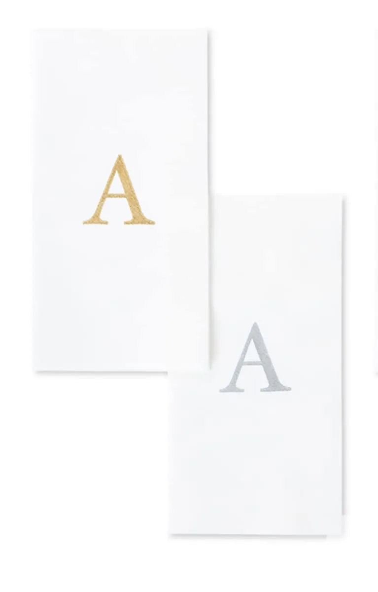 monogram guest towels 1