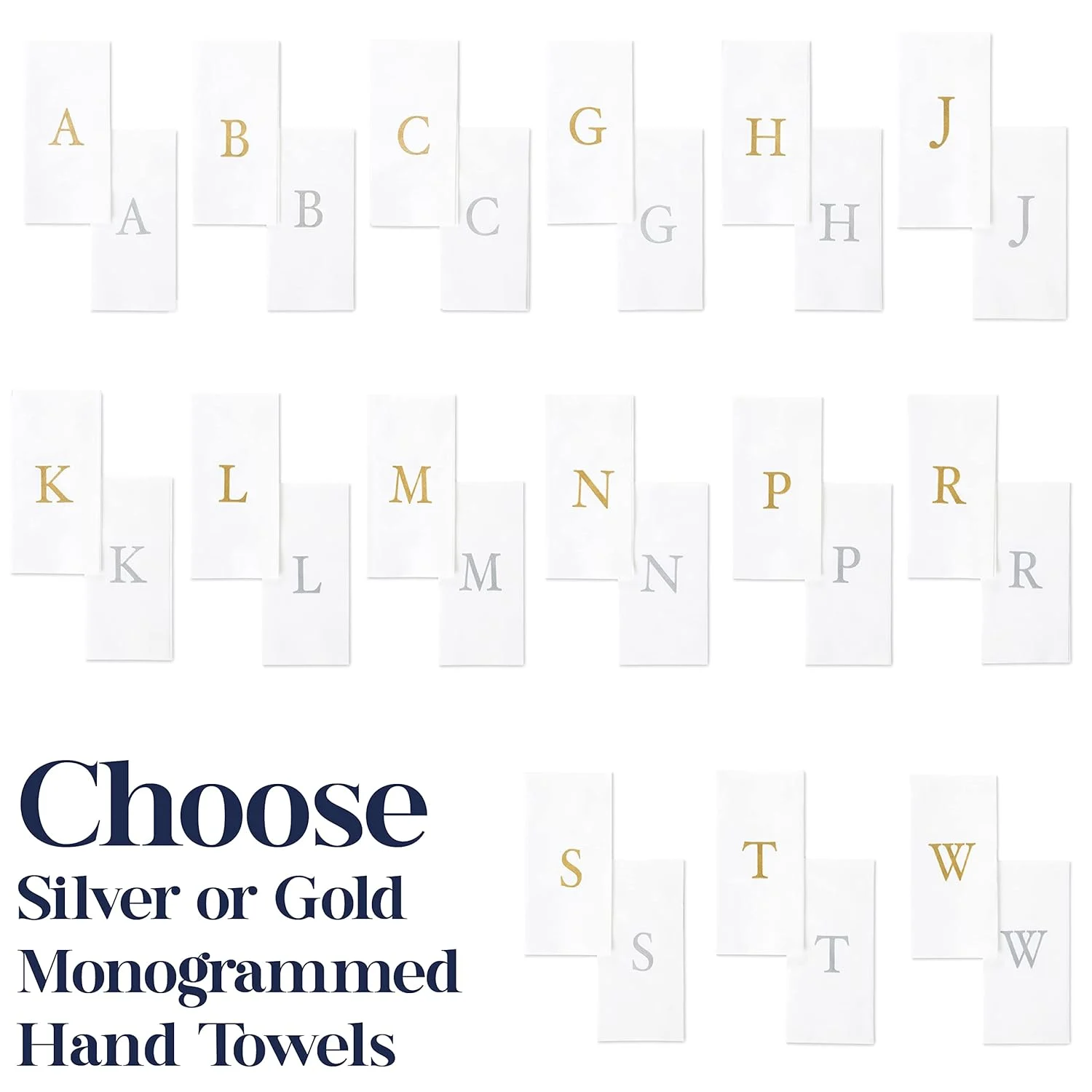 monogram guest towels 2