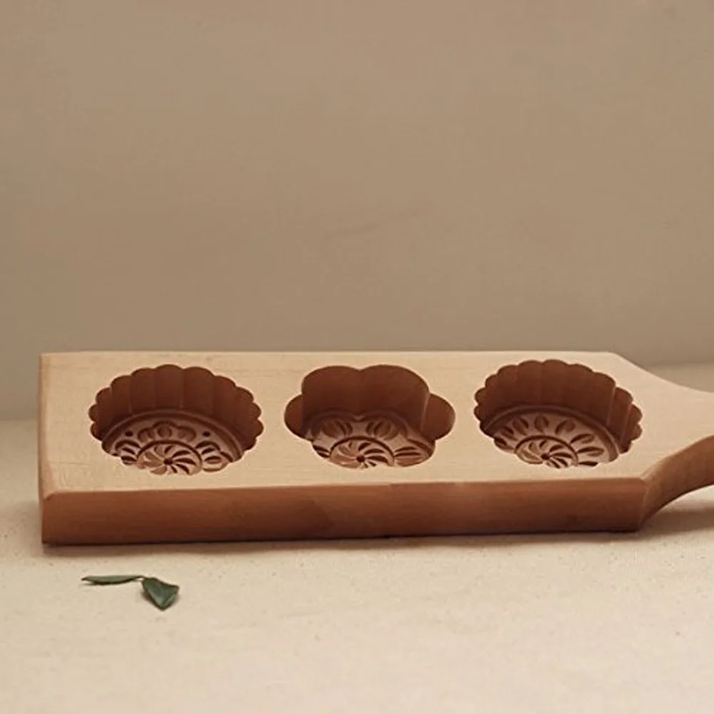 mooncake mold wooden baking 2