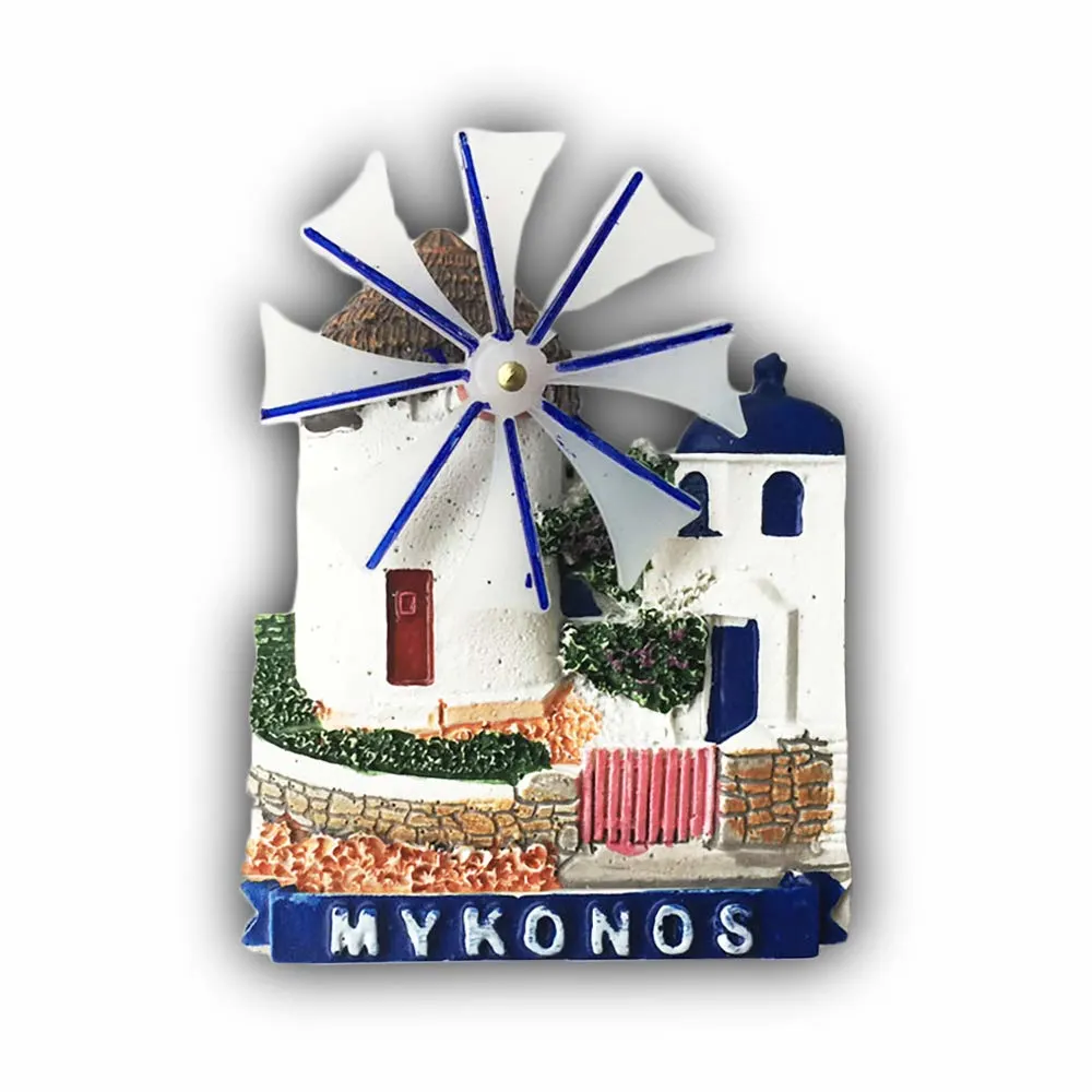 mykonos greece fridge magnet 1