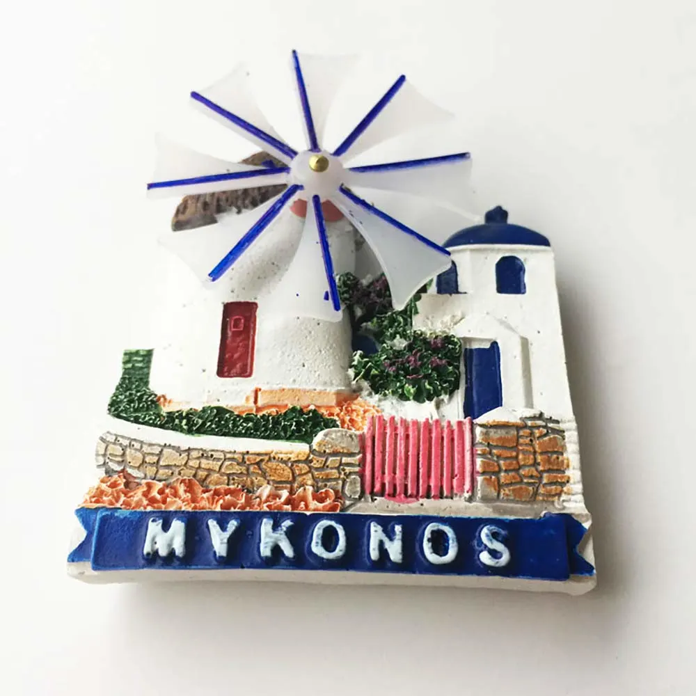mykonos greece fridge magnet 2