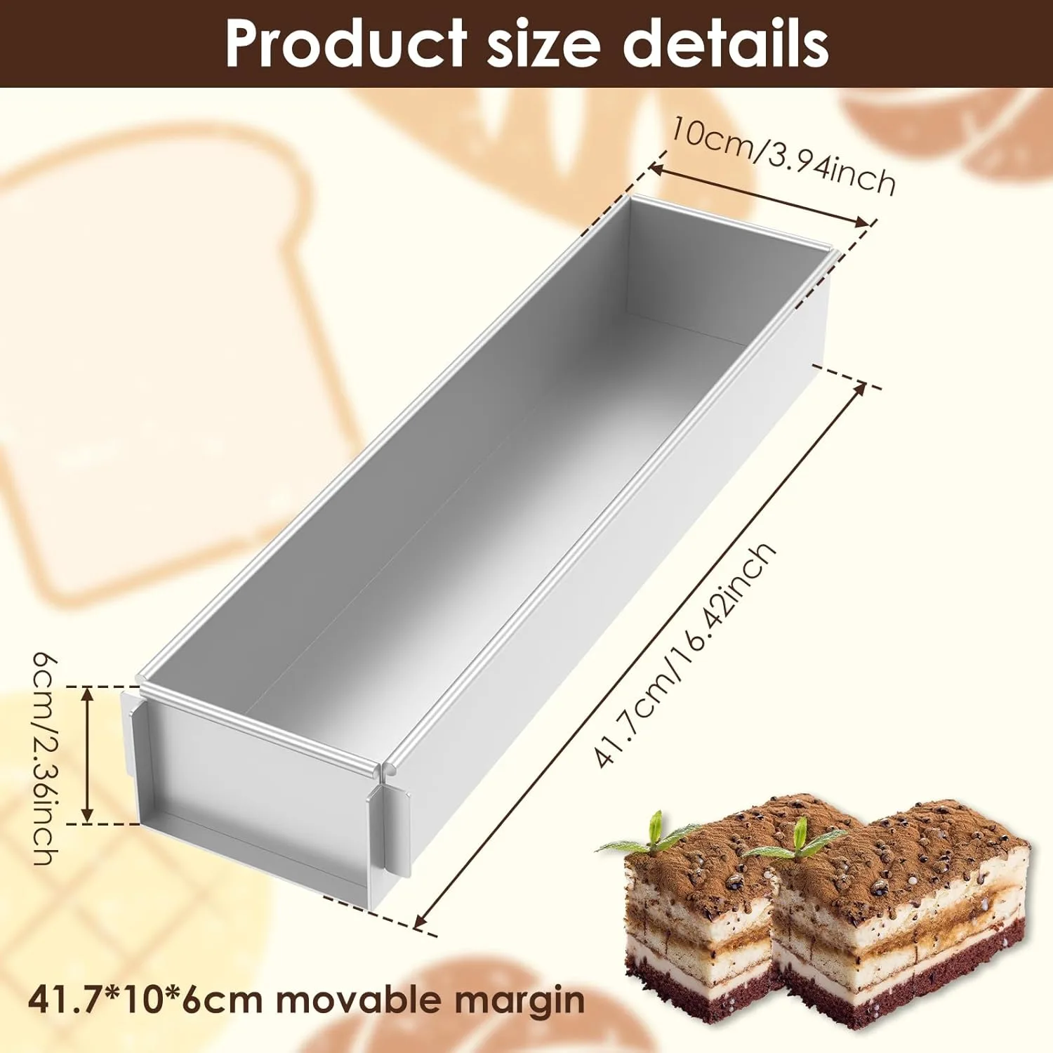 nonstick rectangle cake pan 2