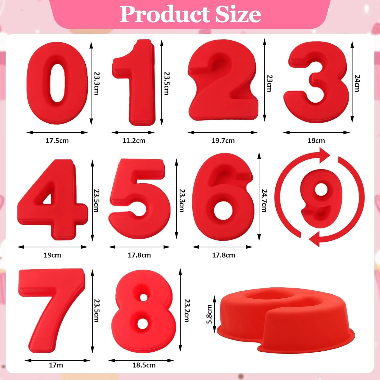 number cake moulds 2