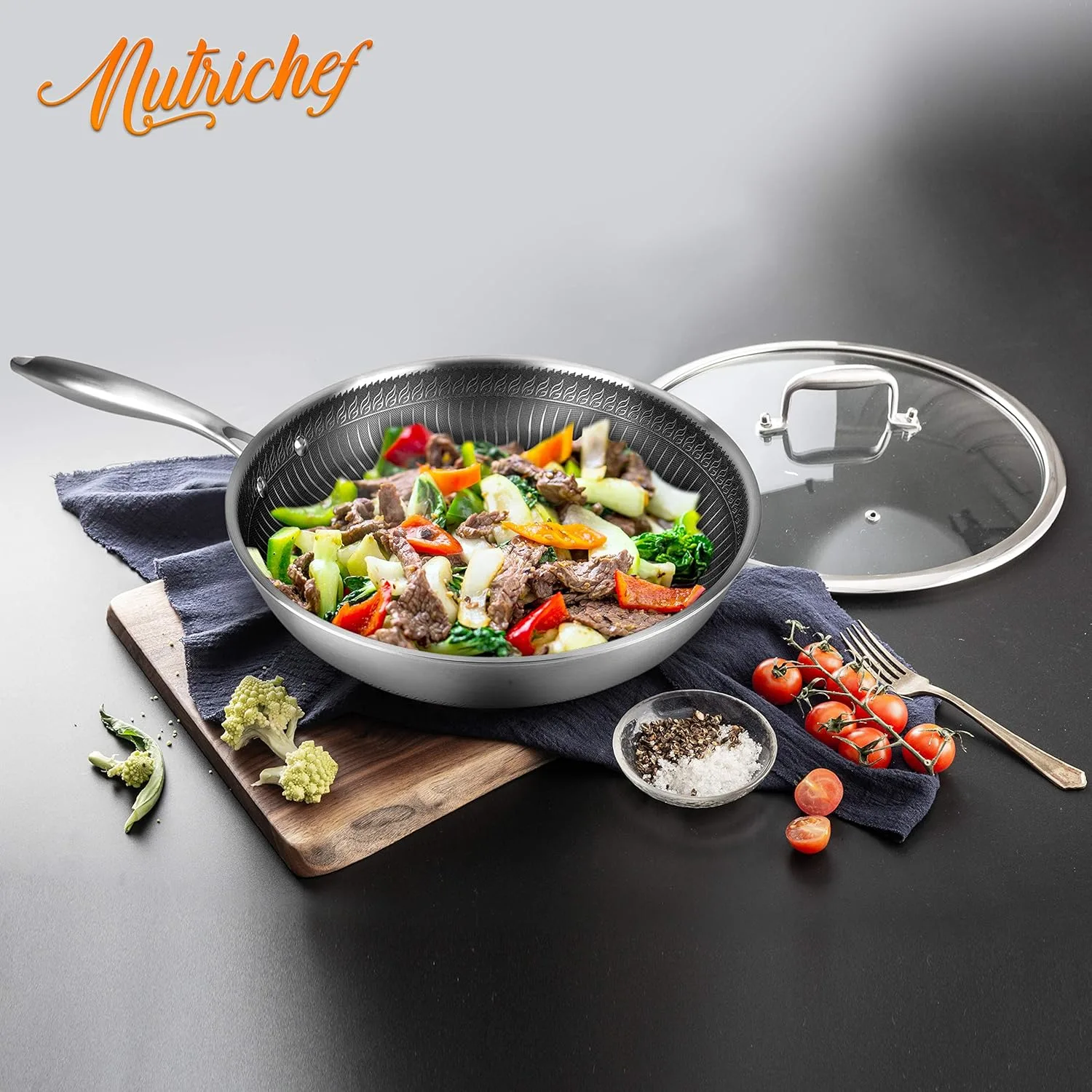 nutrichef stainless steel pan 2