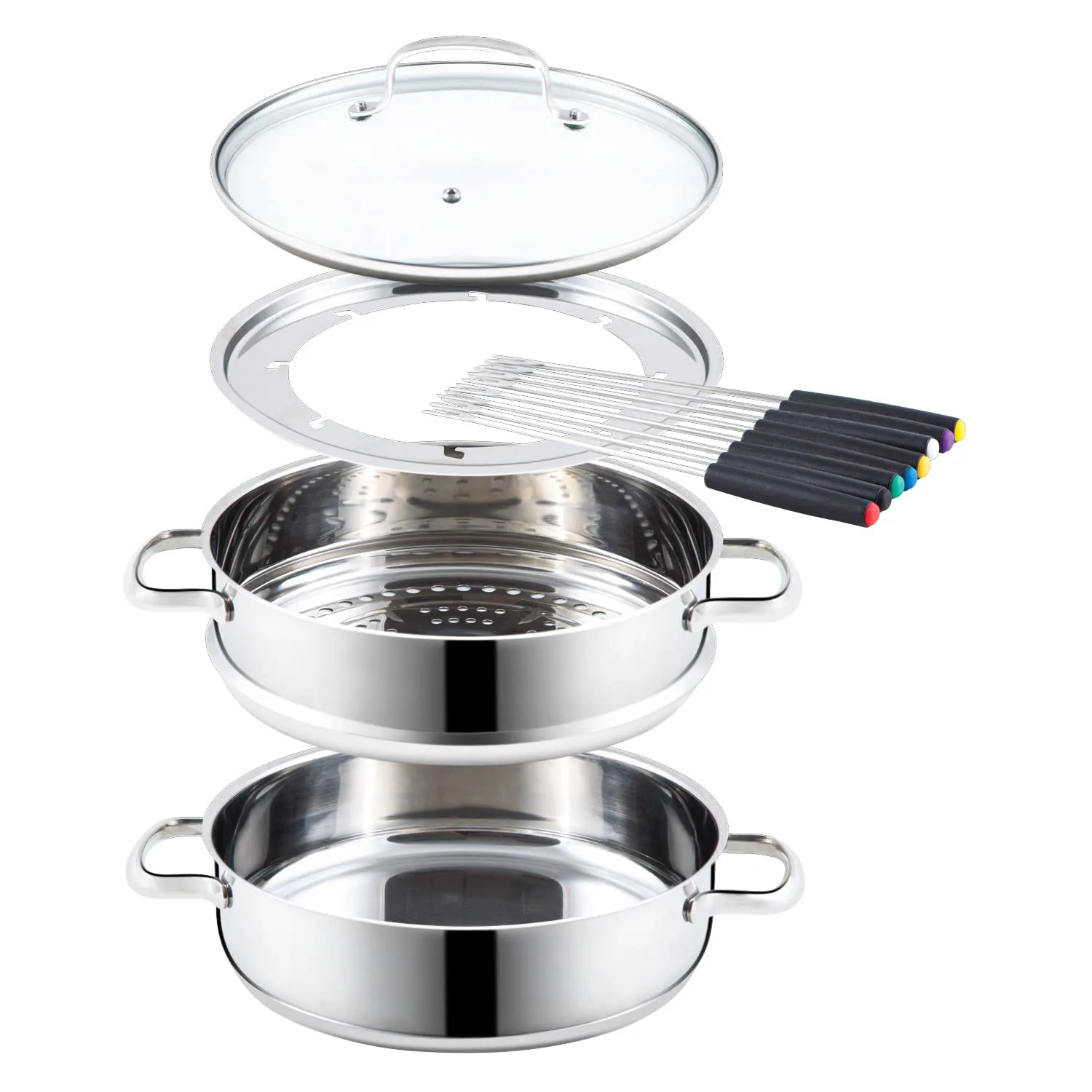 nuwave steamer fondue set 1
