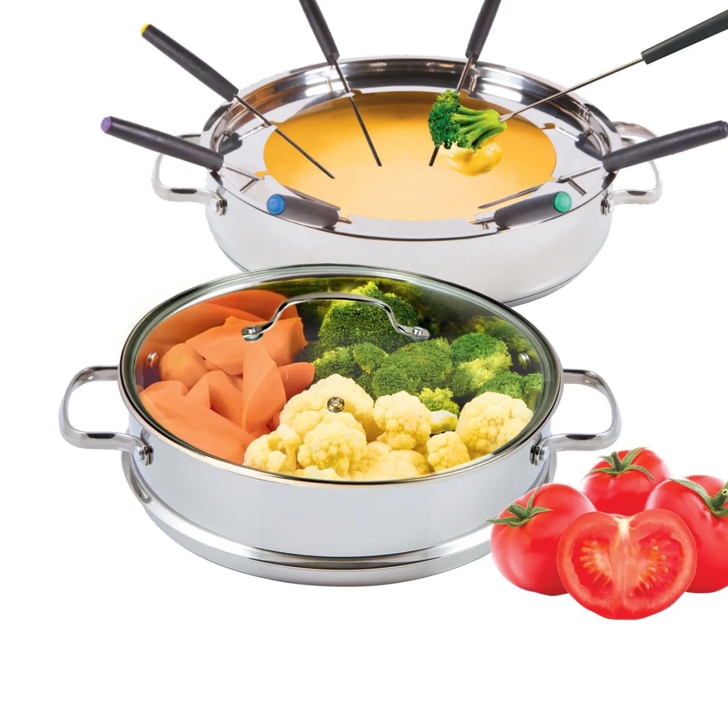 nuwave steamer fondue set 2