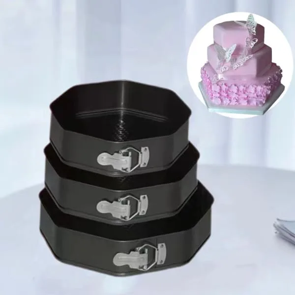 octagon cake pan set 2