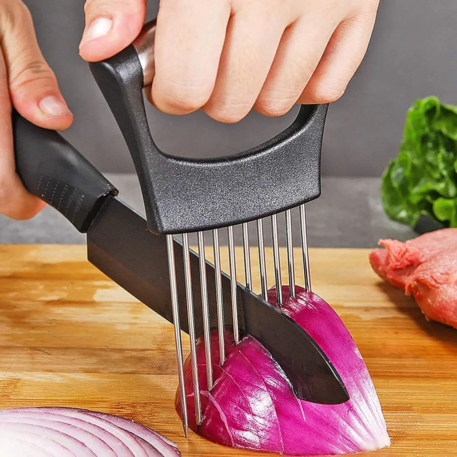 onion holder vegetable slicer 2