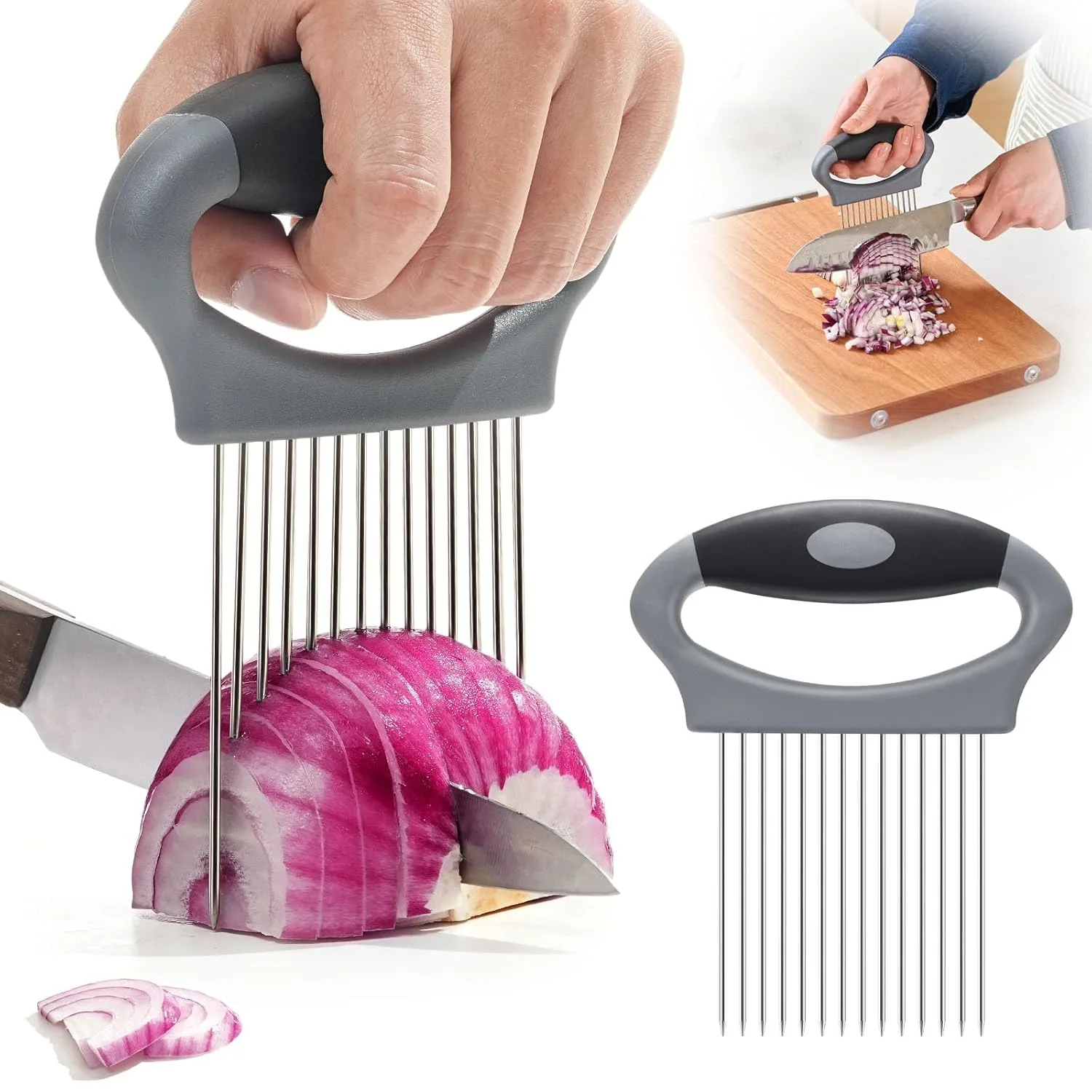 onion slicer cutter holder 1