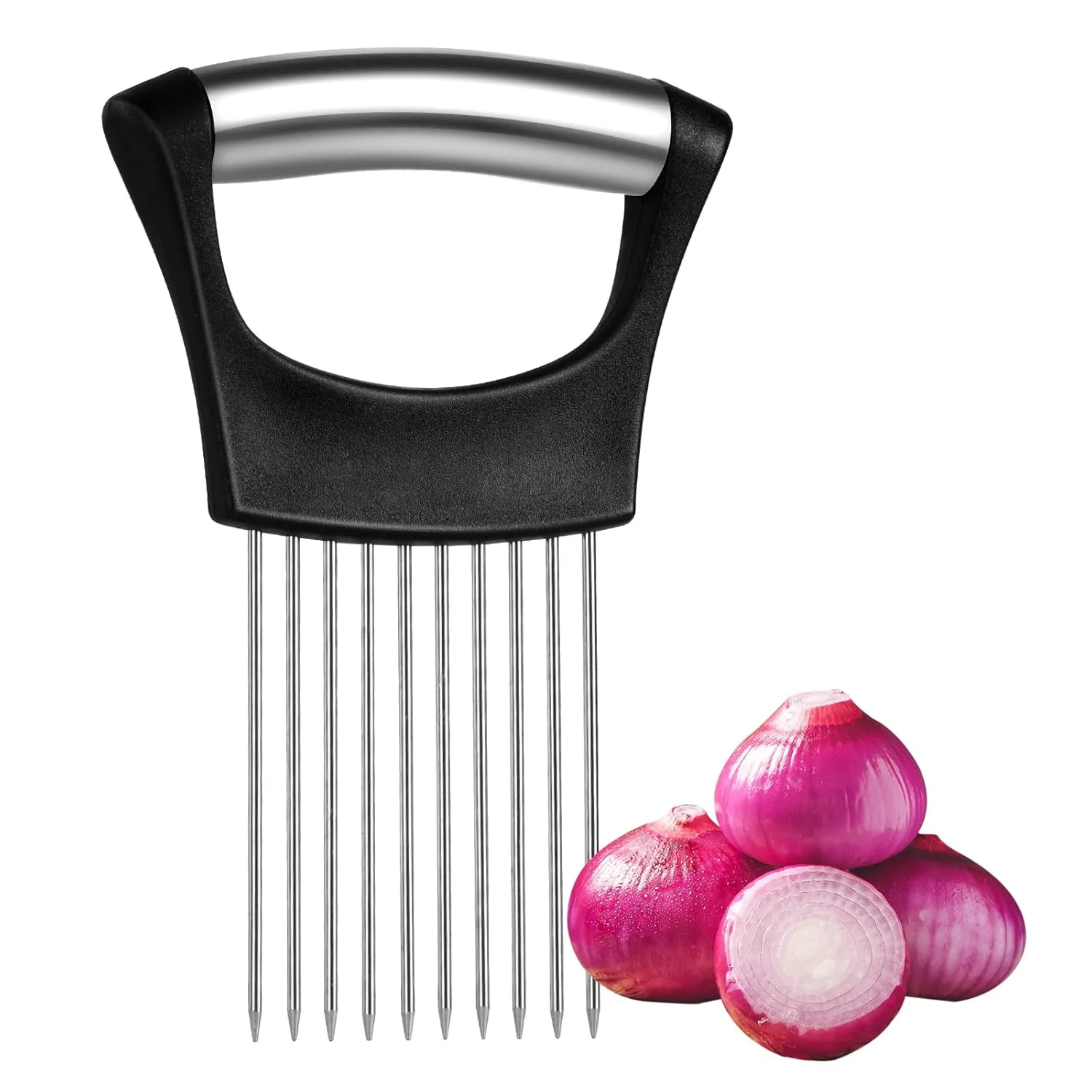onion slicer holder food 1