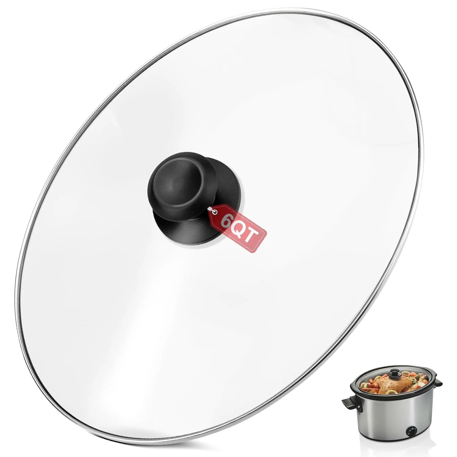 oval crock pot lid 1