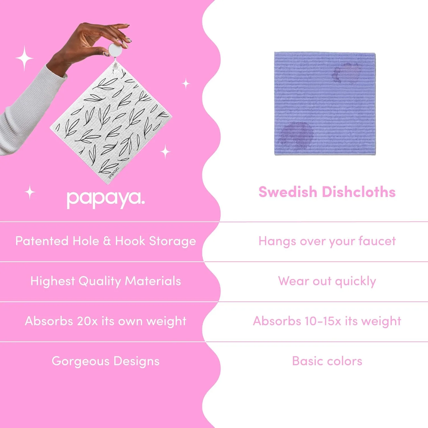 papaya reusable paper towels 2