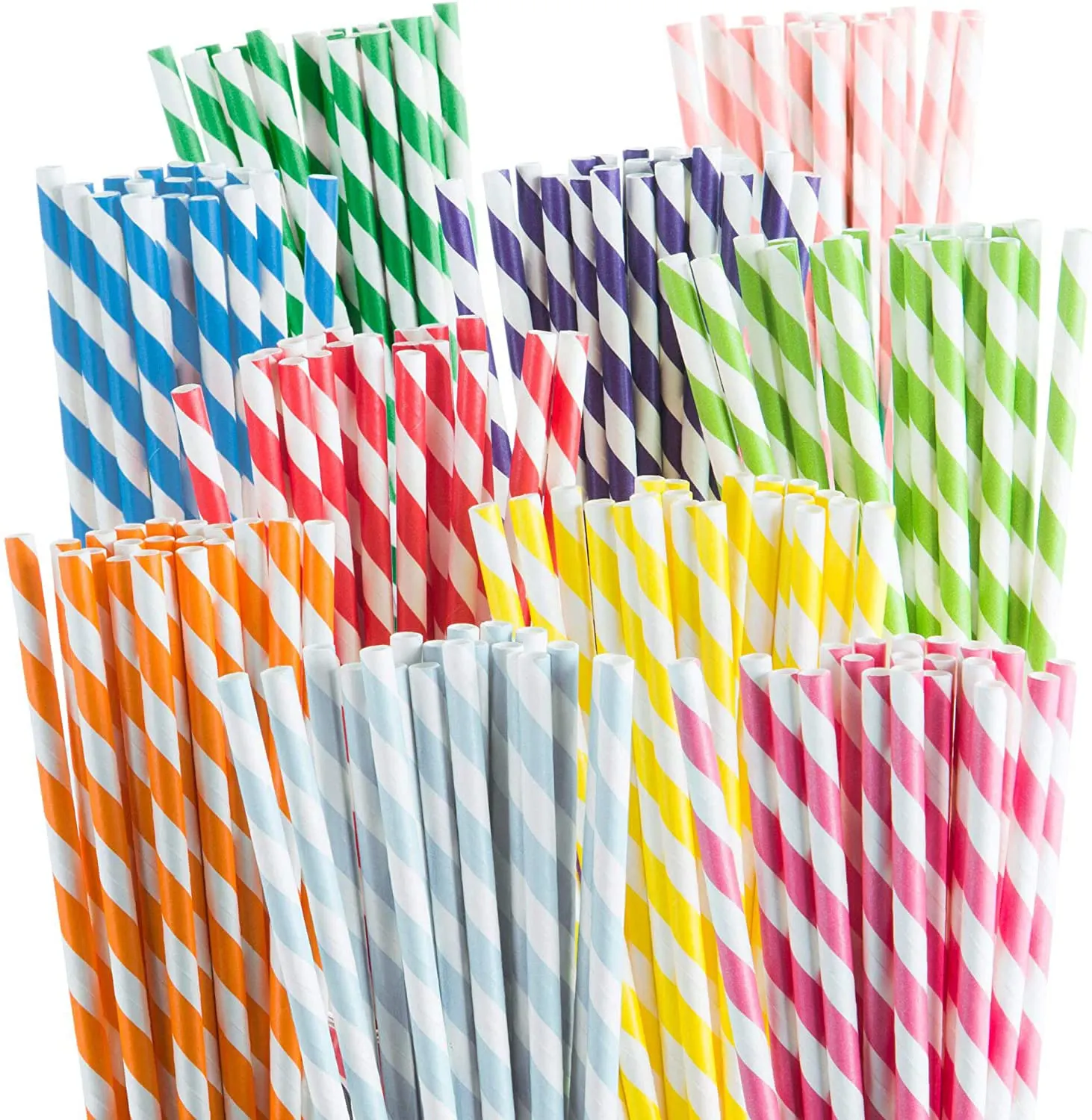 paper straws rainbow party 1