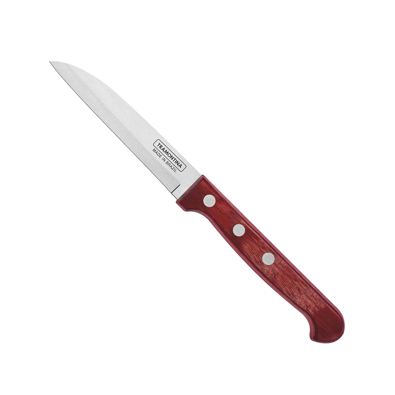 paring knife stainless red 1
