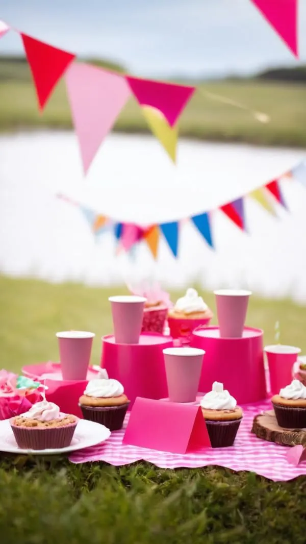pink paper cups 2