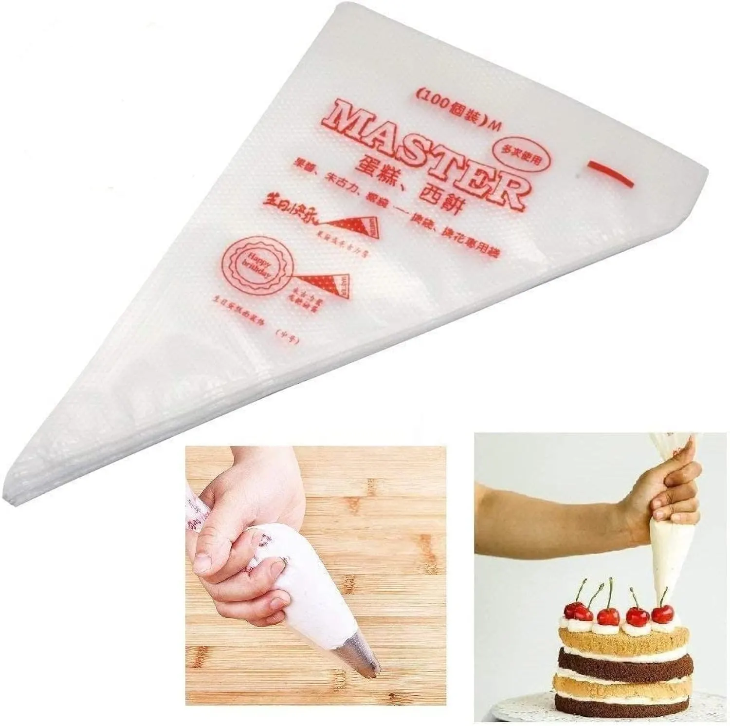 piping bags cake 1
