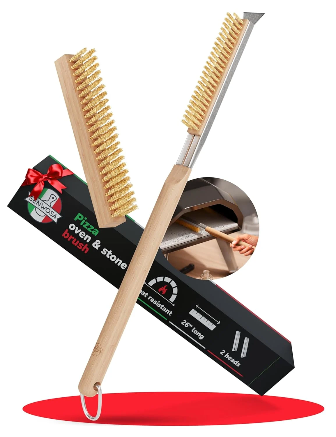 pizza oven brush scraper 1