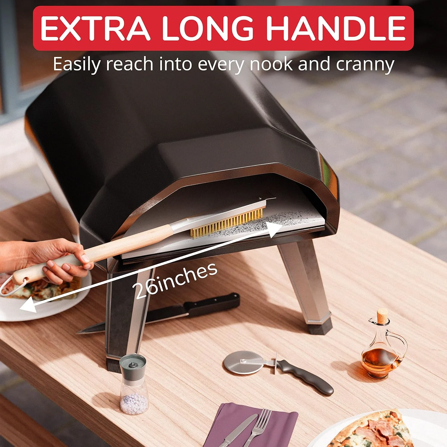 pizza oven brush scraper 2