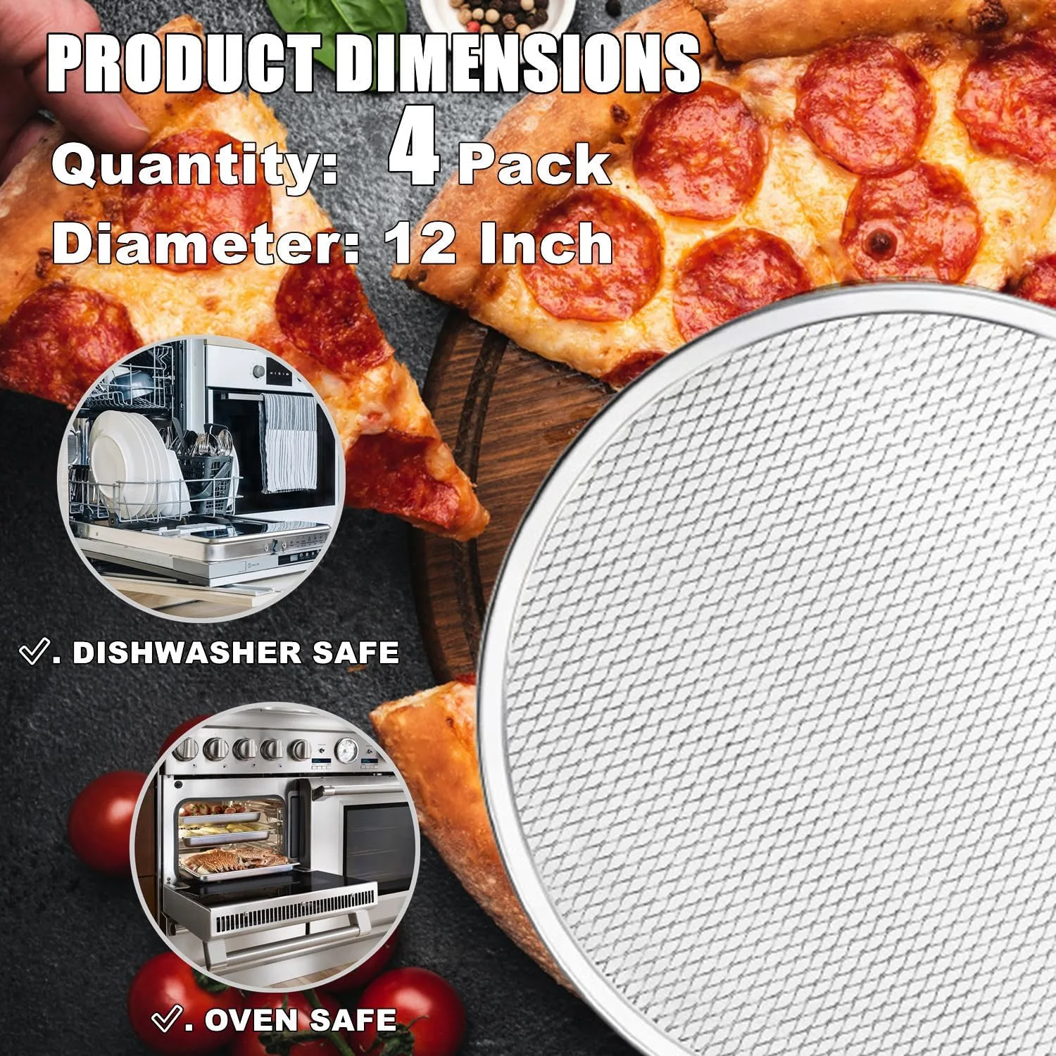 pizza pan aluminum screen 2