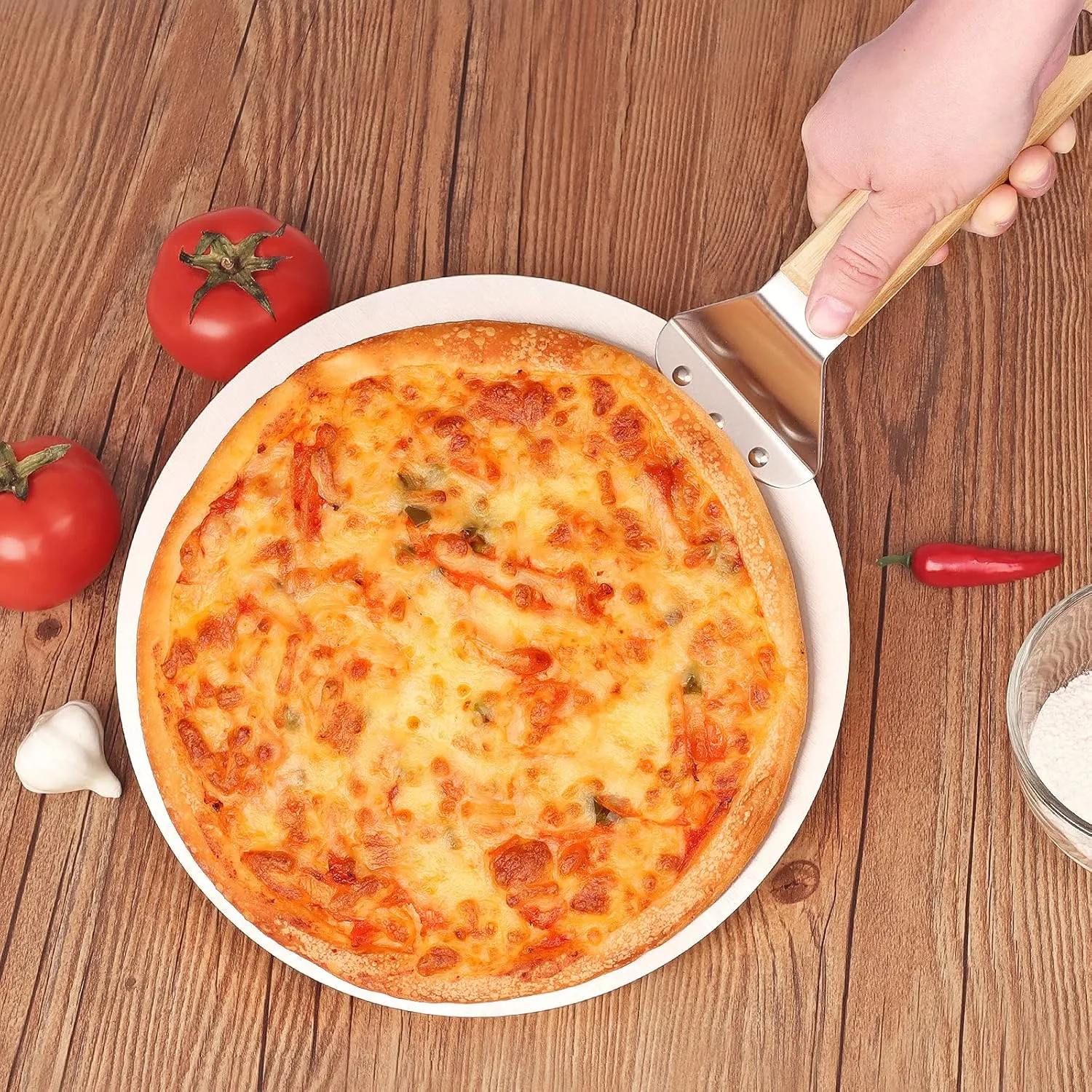 pizza peel wood handle 2