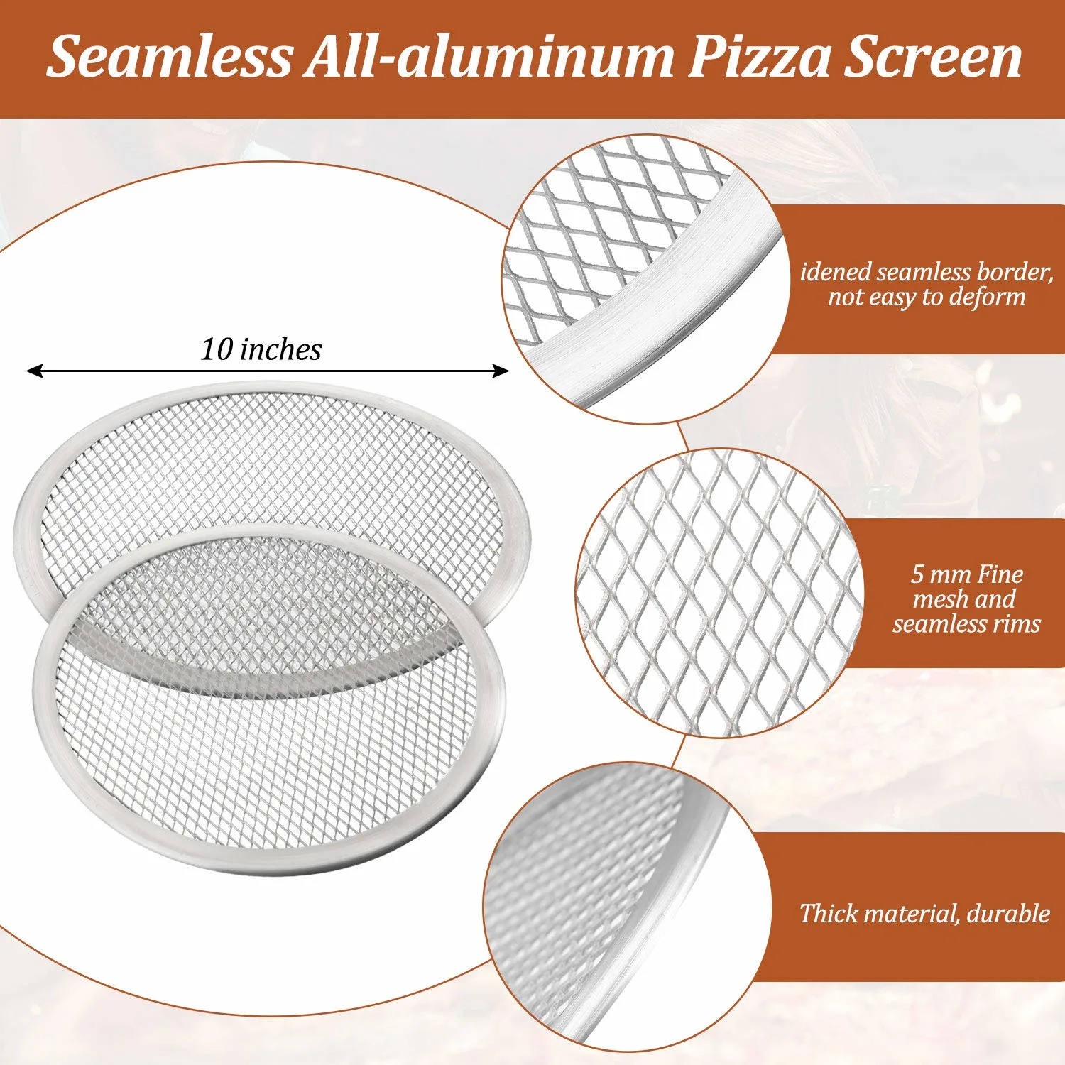 pizza screen aluminum mesh 2
