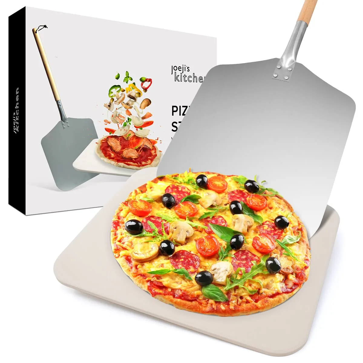 pizza stone peel set 1