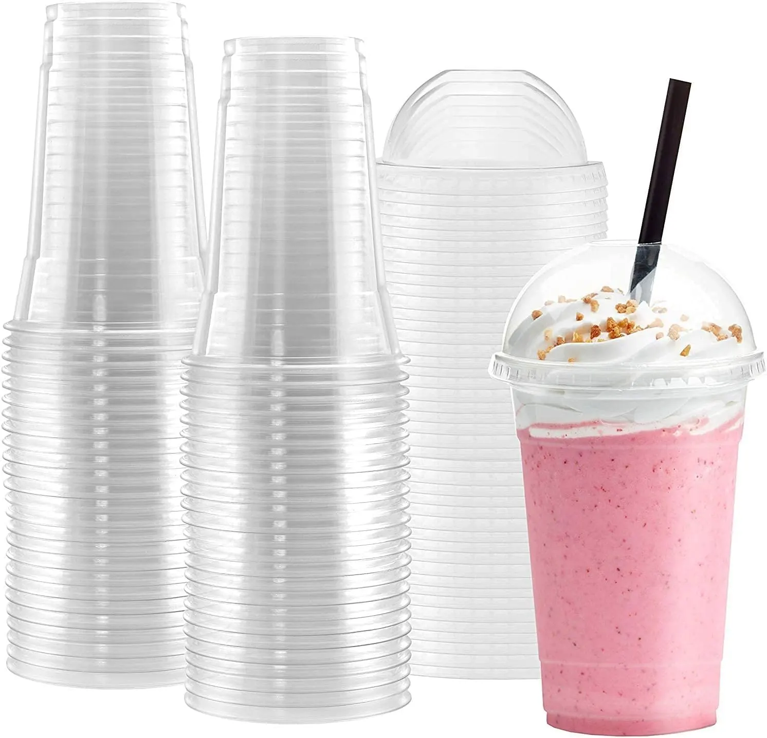 plastic cups dome lids 1