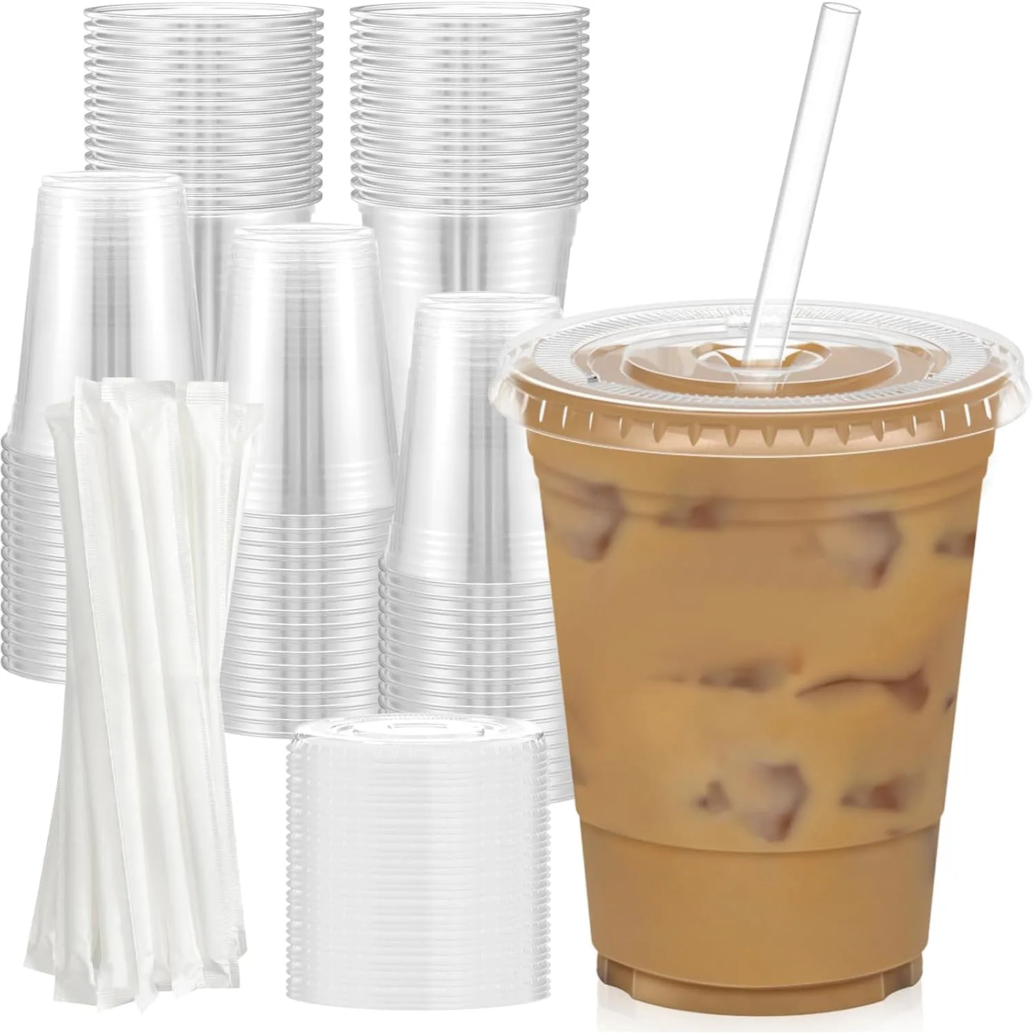 plastic cups lids straws 1