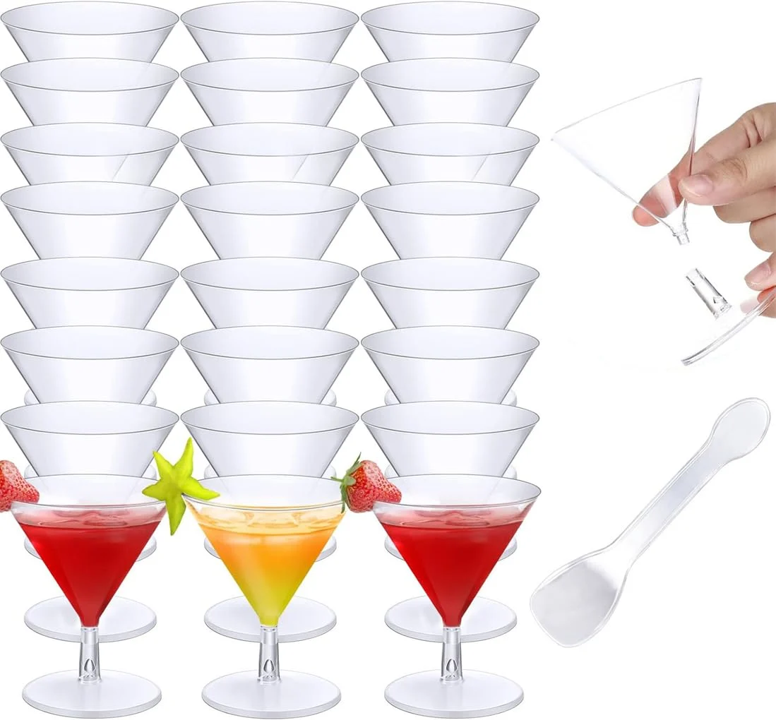 plastic cups spoons 1