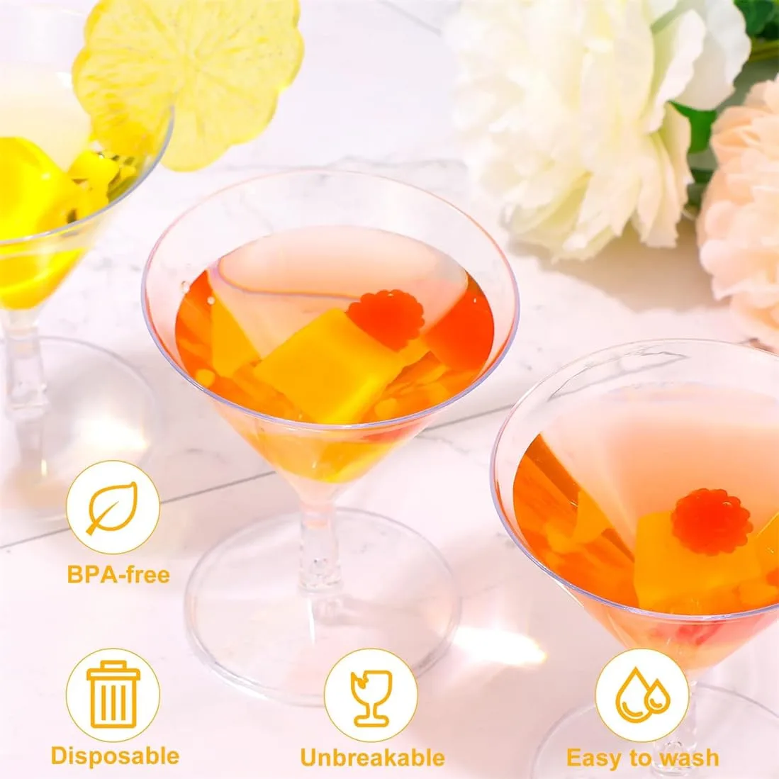 plastic cups spoons 2