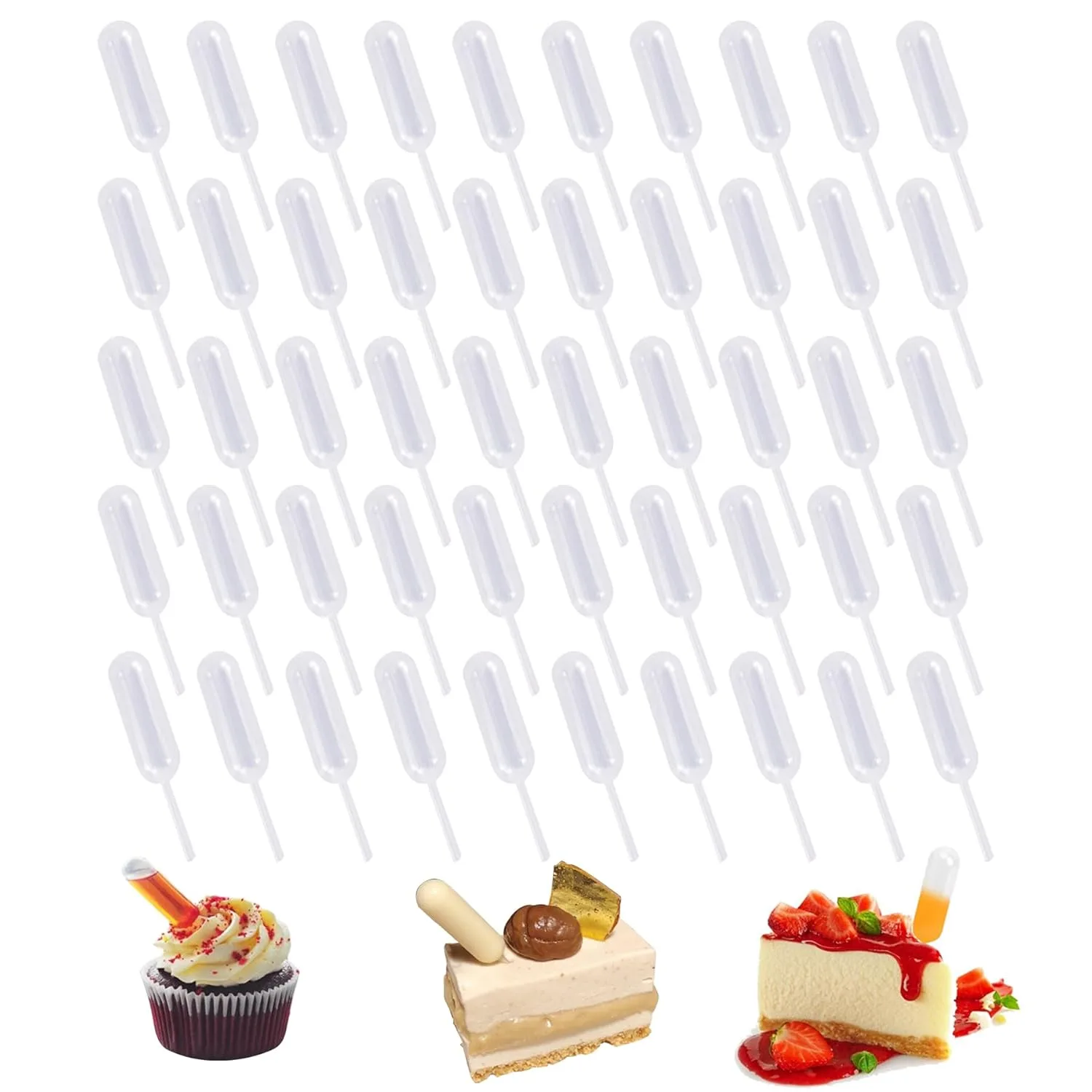 plastic pipettes cupcakes 1